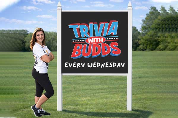 4x4 sign with standard pvc post kit installed outdoors