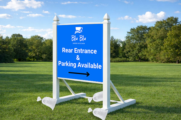 Preview of a 4×4 commercial site sign