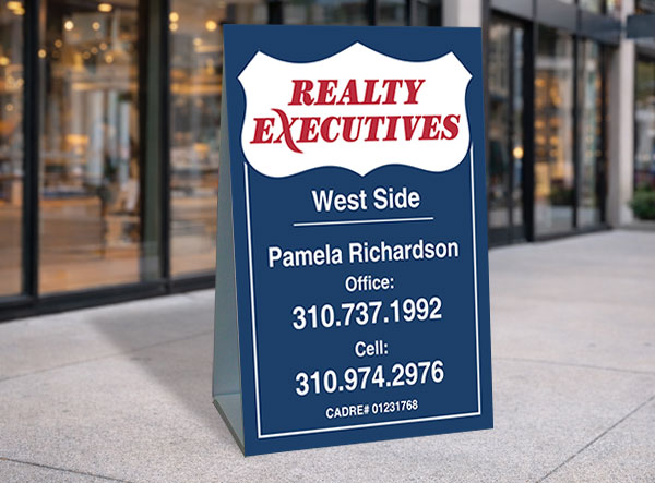 Preview of an A-Frame Sign