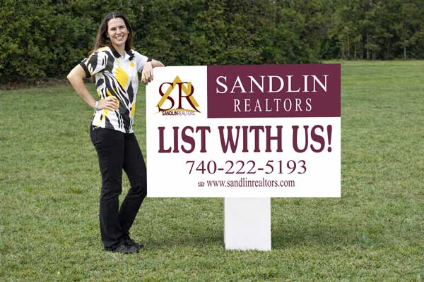32x48 realtor signs for real estate marketing, directions, and regulated locations