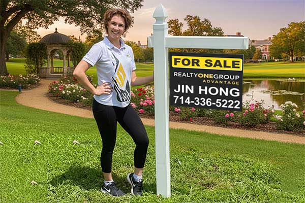 18x24 aluminum signs mounted with yard arm for long-term outdoor use