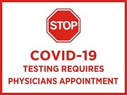Covid-19 Clinic Sign