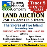 4x4 Auction Signs