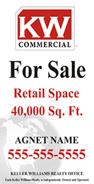 4x8 Keller Williams commercial sign