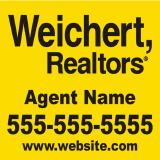 Weichert realtor sign