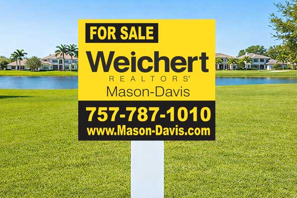 2x2 small auction lot signs for parcel marking and bidder navigation