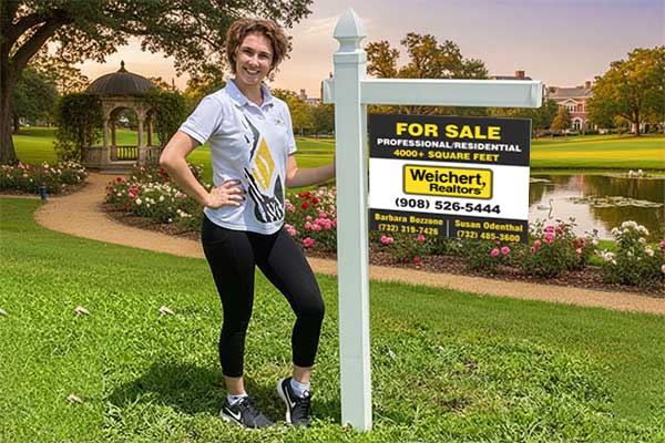 18x24 aluminum signs mounted with yard arm for long-term outdoor use